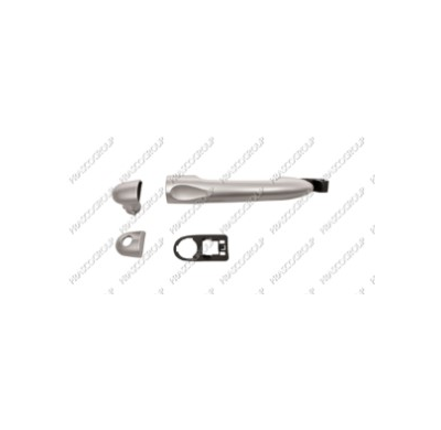Maneta Exterior Delantera/Trasera-Derecha/Izquierda-Plata  (X-Mod) Renault Scenic 2009->