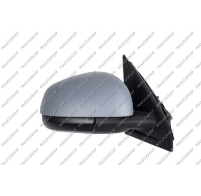 Retrovisor Derecho-Manual-Imprimado-Con Sensor-Convexo/Cromado