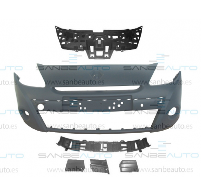 RENAULT CLIO 09-*PARAGOLPES DELANTERO (MODELO LLANTAS 16) CON KIT SOPORTE PARAGOLPES