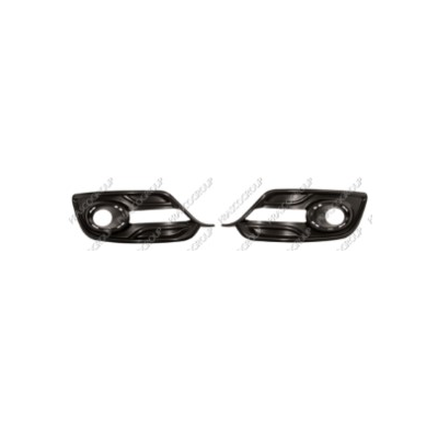 Set Rejilla Paragolpes Con Agujeros Antiniebla  Agujeros Luz Diurna  Led (Derecha+izquierda)