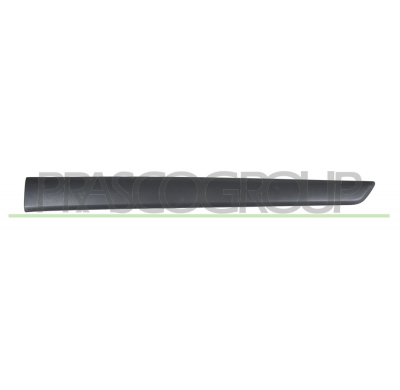 MOLDURA PUERTA TRASERA IZQUIERDA-CON CLIPS-NEGRO/GRANULADO