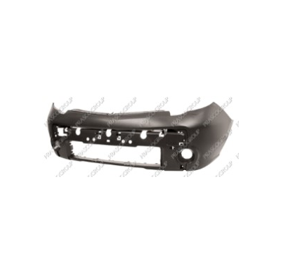 Paragolpes Delantero Negro Liso Con Agujeros Antiniebla Kangoo Renault Kangoo Be Pop 2012->