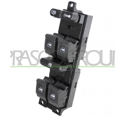 PANEL DE BOTONES NEGRO-4 INTERRUPTORES-ELEVALUNAS PORTA DELANTERA IZQUIERDA-10 PINES