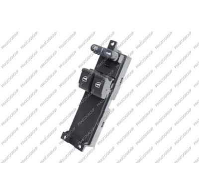 INTERRUPTOR ELEVALUNAS NEGRO-2 INTERRUPTORES-ELEVALUNAS PUERTA DELANTERA IZQUIERDA-9 PINES