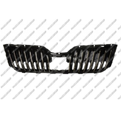 Rejilla Negra/Brillante Con Moldura Cromada Regulador De Velocidad