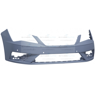 Seat Leon 17-*Paragolpes Delantero Para Pintar Con 4 Agujeros Para Sensores