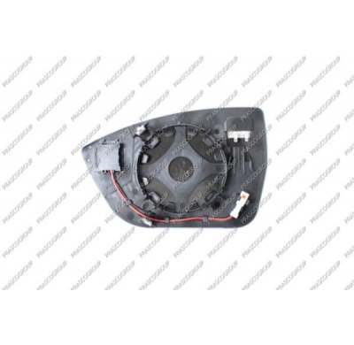 Cristal+soporte Derecho-Termico-Con Sensor Angulo Muerto-Convexo/Cromado