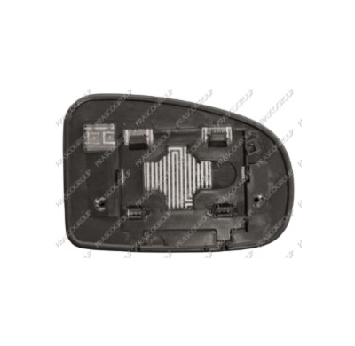 Cristal + Soporte Izq Convexo Cromado Termico Iq 09>