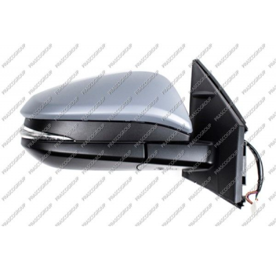 RETROVISOR DERECHO ELECTRICO-TERMICO-IMPRIMADO-CON PILOTO-ABATIBLE ELECTRICAMENTE-CONVEXO/CROMADO