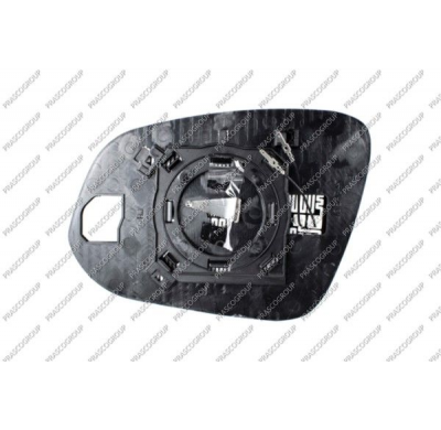 Cristal+soporte Derecho Convexo Termico Cromado