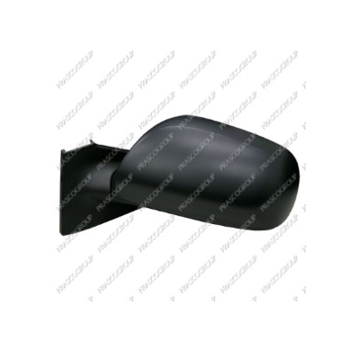 Retrovisor Izq  Manual Negro Convexo Cromado Yaris 06>
