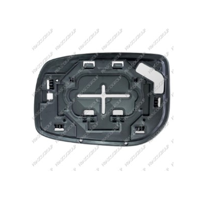 Cristal + Soporte Dch Convexo Cromado Yaris 06>