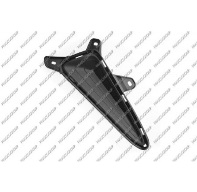 MOLDURA IZQUIERDA PARAGOLPES DELANTERO-NEGRA