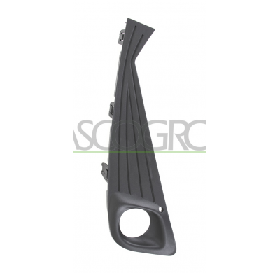 REJILLA IZQUIERDA PARAGOLPES DELANTERO-NEGRA-CON AGUJEROS ANTINIEBLA