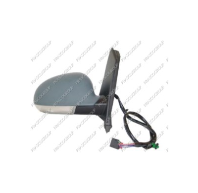 Retrovisor Dch Electrico Calefactado Imprimado Abatible Electricamente  Con Piloto - Con Luz De Cortesia 16 Volkswagen Golf Plus