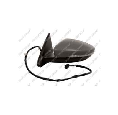 Espejo Izquierdo-Electrico-Termico-Imprimado-Con Piloto-Asferico/Cromado Volkswagen Passat 2010->