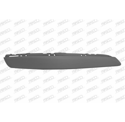 Moldura Derecha Paragolpes Delantero-Imprimado-Con Agujeros Perfil