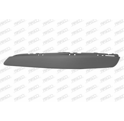 Moldura Izquierda Paragolpes Delantero-Imprimada-Con Agujeros Perfil