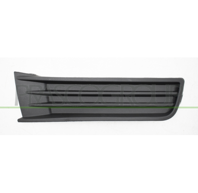 REJILLA DERECHA PARAGOLPES-NEGRA-NO AGUJEROS ANTINIEBLA