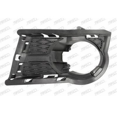 Rejilla Derecha Paragolpes-Negra-Con Agujeros Antiniebla-Abierta