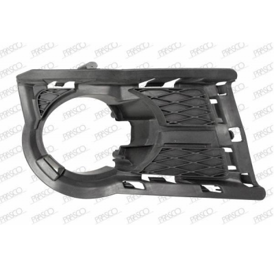 Rejilla Izquierda Paragolpes-Negra-Con Agujeros Antiniebla-Abierta