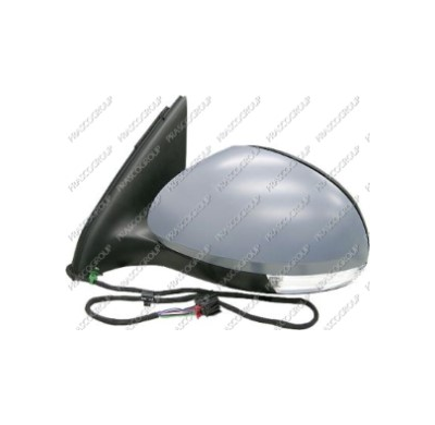 Espejo Izdo -Electrico.-Termico.-Para Pintar-Con Piloto Volkswagen Tiguan 2007->