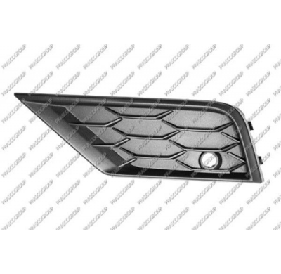 REJILLA SUPERIOR IZQUIERDA PARAGOLPES DELANTERO CON AGUJEROS SENSORES APARCAMIENTO+SOPORTES