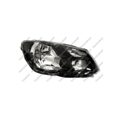 Optica Derecha H4 Electrica-Con Motor-Interior Negro