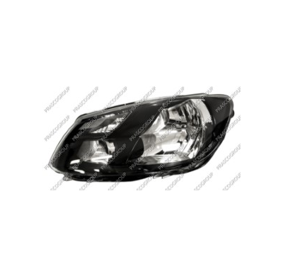 Optica Izquierda H4 Electrica-Con Motor-Interior Negro