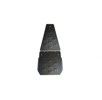 Protector de Acero para caja de cambios y diferencial para Mitsubishi L 200 Año: 1998 - 2007 Grosor: "3"mm Todas las motorizacio