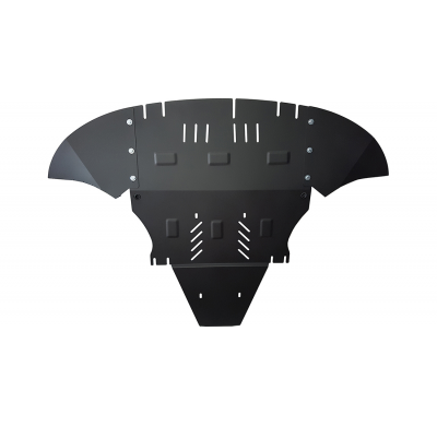 Cubre carter de Acero para Audi A6 con aletas laterales Año: 2004 - 2011 Grosor: "2"mm