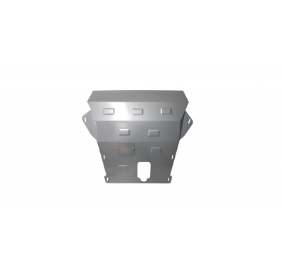 Cubre carter de Aluminio para Dacia Duster Año: 2010 - 2017 Grosor: "4"mm Todas las motorizaciones