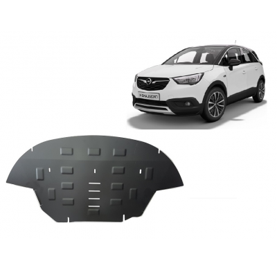 Cubre carter de Acero para Opel Crossland X Año: 2017 - 2025 Grosor: "2"mm Todas las motorizaciones