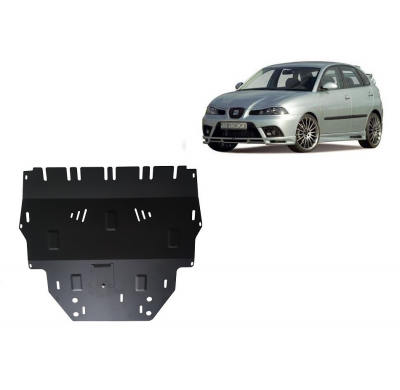 Cubre carter de Acero para Seat Ibiza Diesel Año: 2002 - 2017 Grosor: "2"mm Todas las motorizaciones