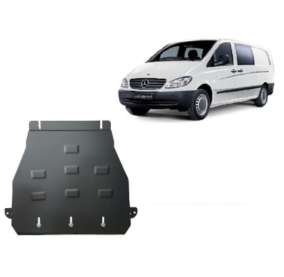 Protector de Acero para caja de cambios de Mercedes Vito W639 - 2.2 D 4x2 Año: 2003 - 2014 Grosor: "2"mm 2,2 D, 3,0 D 4x2