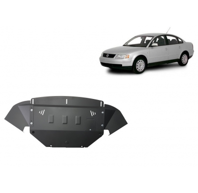 Cubre carter de Acero para VW Passat B5 2.5 TDI V6 Año: 1997 - 2000 Grosor: "2"mm 2.5 TDI V6