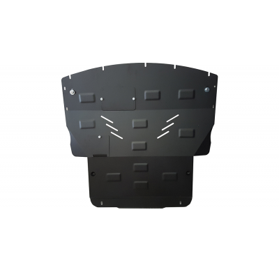 Cubre carter de Acero para el motor y caja de cambios del Smart ForFour gasolina Año: 2004 - 2006 Grosor: "2"mm Gasolina