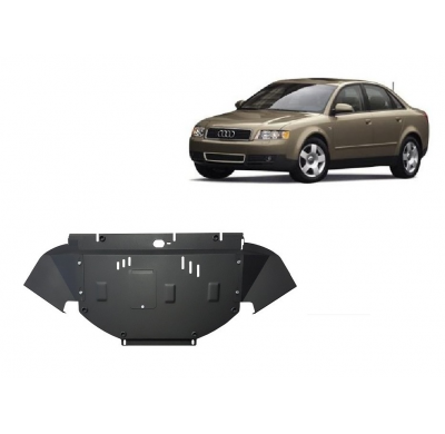 Cubre carter de Acero para Audi A4 B6 Año: 2000 - 2005 Grosor: "2"mm diésel 2.5 TDI - V6