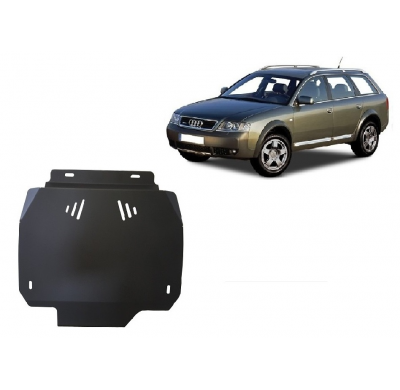 Protector de Acero para caja de cambios automática Audi Allroad A6 Año: 2000 - 2005 Grosor: "2"mm  automático