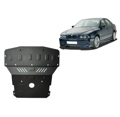 Cubre carter de Acero para BMW Serie 5 E39 Año: 1995 - 2003 Grosor: "2"mm 2,0; 2.0D; 2.3; 2,5D; 2,8; 3.0D