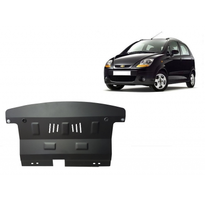 Cubre carter de Acero para Chevrolet Spark Año: 2005 - 2009 Grosor: "2"mm Todas las motorizaciones