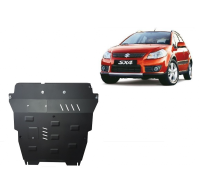 Cubre carter de Acero para Suzuki SX 4 Año: 2006 - 2013 Grosor: "2,5"mm 2WD, 4WD