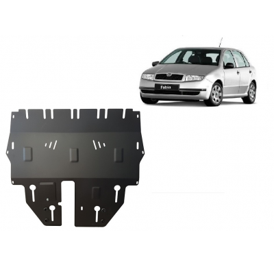 Cubre carter de Acero para Skoda Fabia 1 Año: 1999 - 2007 Grosor: "2"mm Todas las motorizaciones