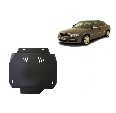 Protector de Acero para caja de cambios automática para Skoda Superb Año: 2001 - 2008 Grosor: "2"mm Todas las motorizaciones 3U