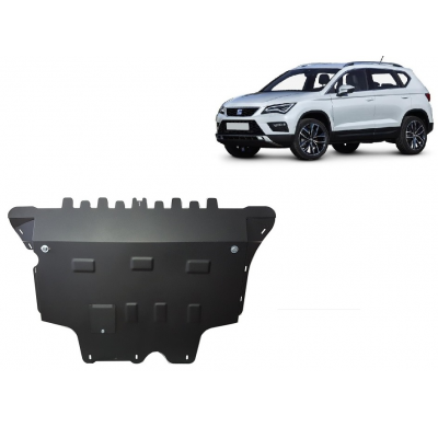 Cubre carter de Acero para Seat Ateca Año: 2016 - 2025 Grosor: "2"mm Todas las motorizaciones