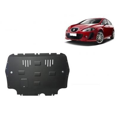 Cubre carter de Acero para Seat Leon Mk2 Año: 2005 - 2010 Grosor: "2"mm Todas las motorizaciones
