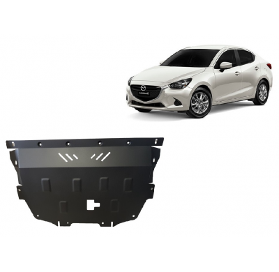 Cubre carter de Acero para Mazda 2 Año: 2014 - 2025 Grosor: "2"mm Todas las motorizaciones