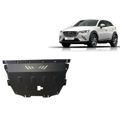 Cubre carter de Acero para Mazda CX3 Año: 2015 - 2025 Grosor: "2"mm Todas las motorizaciones