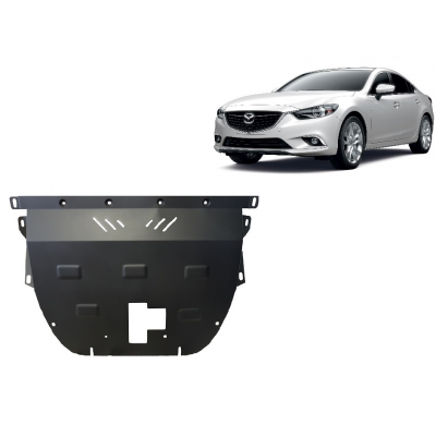 Cubre carter de Acero para Mazda 6 Año: 2013 - 2025 Grosor: "2"mm Todas las motorizaciones