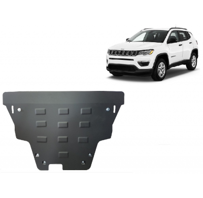 Cubre carter de Acero para Jeep Compass Año: 2017 - 2025 Grosor: "2"mm Todas las motorizaciones
